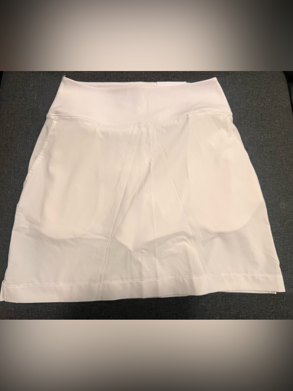 Puma White Sports Skirt with Built-In Shorts